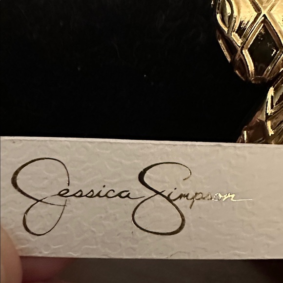 Jessica Simpson Gold Textured Snake Bracelet - Picture 3 of 3
